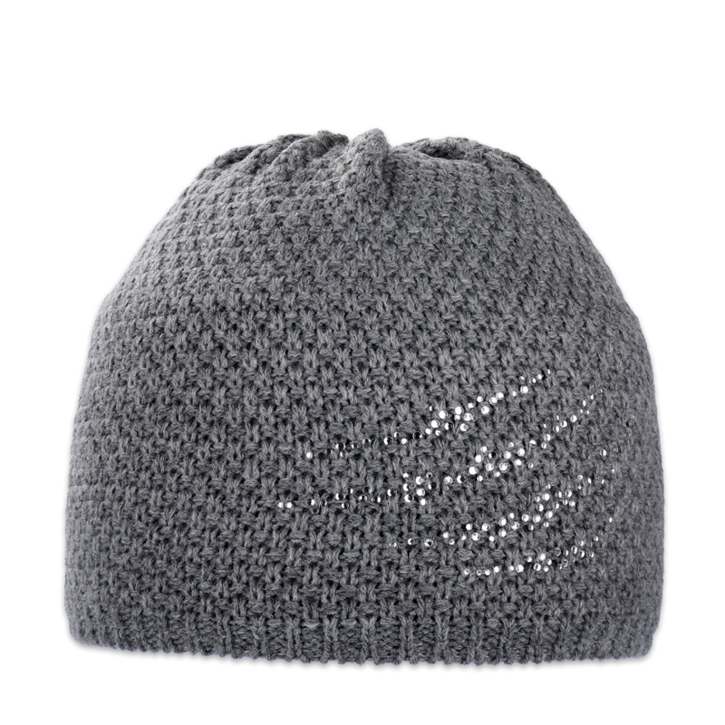 Dámská čepice klasická s kamínky