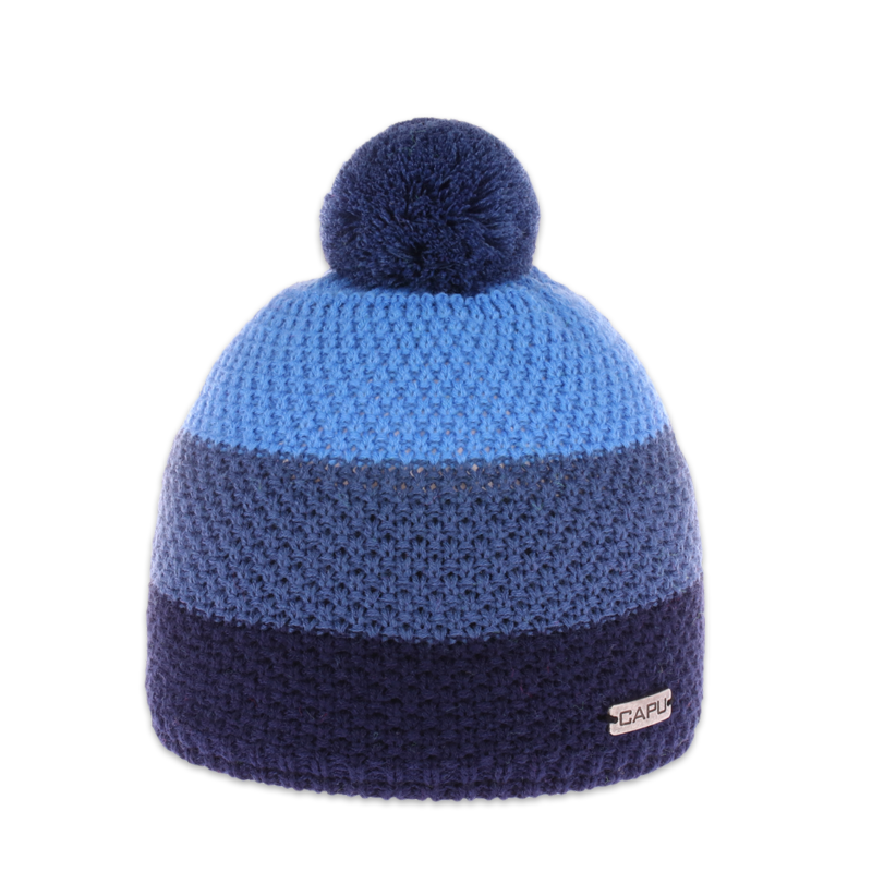 Dětská čepice s akrylovou bambulí