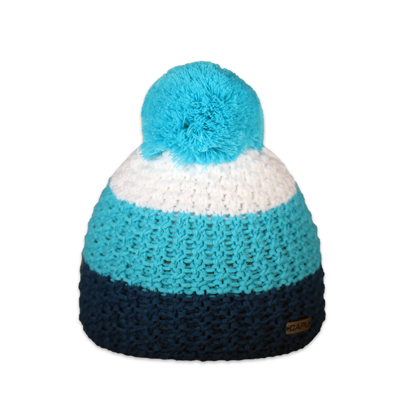 Dětská čepice s akrylovou bambulí