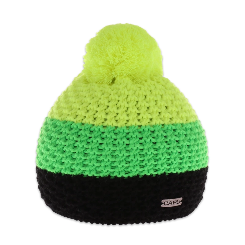 Pánská čepice s akrylovou bambulí