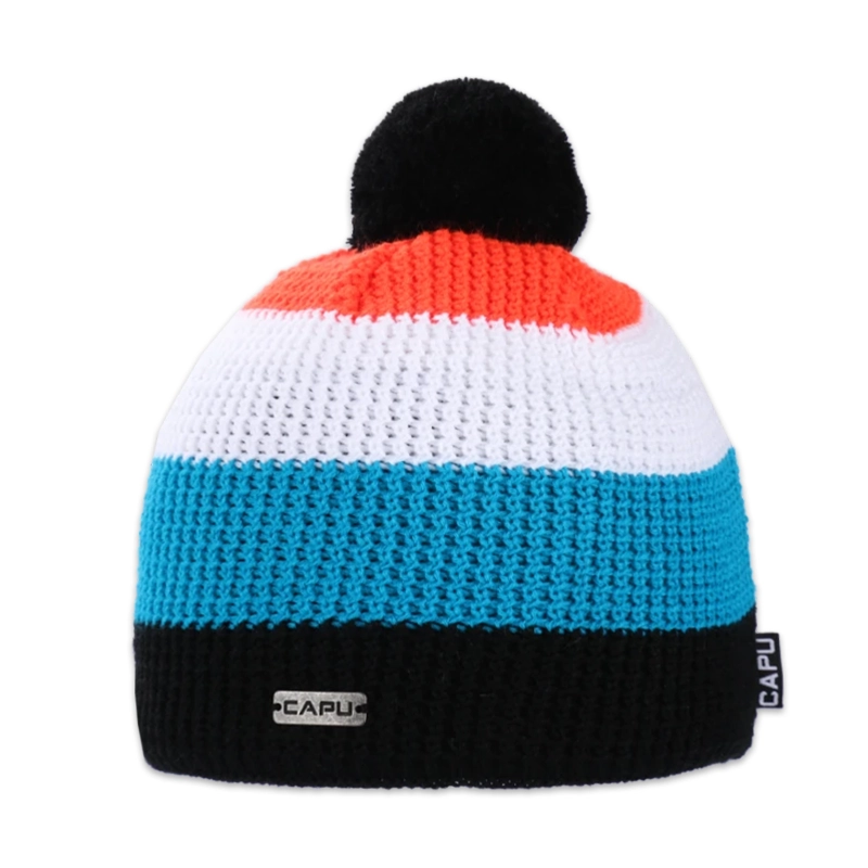 Pánská čepice s akrylovou bambulí