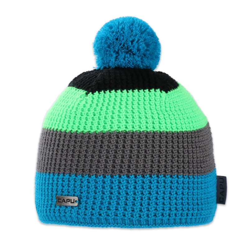 Pánská čepice s akrylovou bambulí