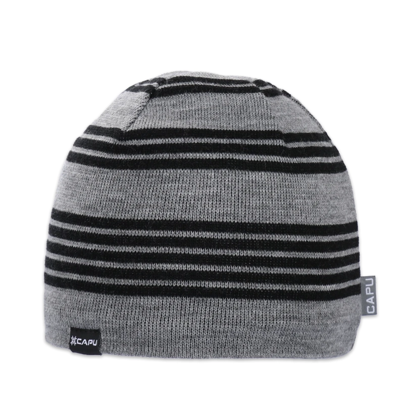 Pánská čepice klasická červená, bordó