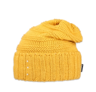 Dámská čepice přepadlá s kamínky