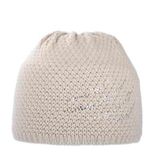 Dámská čepice klasická s kamínky