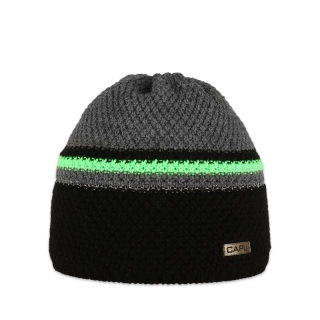 Pánská zimní čepice – zateplená flízem, s reflexním pruhem