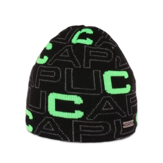 Pánská čepice klasická neon zelená