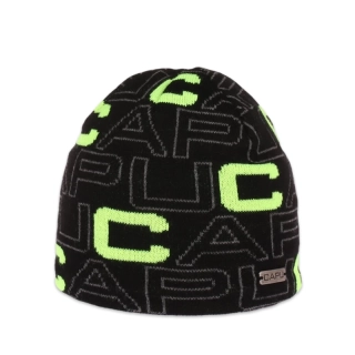 Pánská čepice klasická neon žlutá