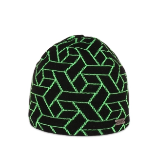 Pánská čepice klasická neon zelená