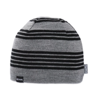 Pánská čepice klasická světle šedá