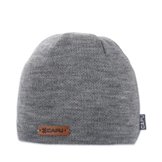 Pánská čepice klasická světle šedá