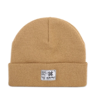 Pánská čepice klasická světle hnědá, tmavě béžová