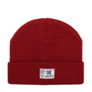 Pánská čepice klasická červená, bordó