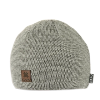 Pánská čepice klasická světle šedá