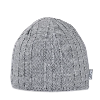 Pánská čepice klasická světle šedá