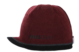 Pánská čepice s kšiltem Merino