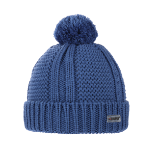 Dámská zimní pletená čepice s bambulí