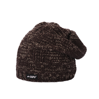 Dámská zimní pletená čepice přepadlá