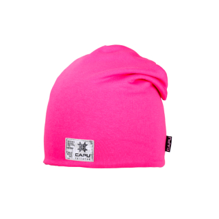 Dětská bavlněná jarní čepice přepadlá – celá dvojitá, velikost 50–54 cm 